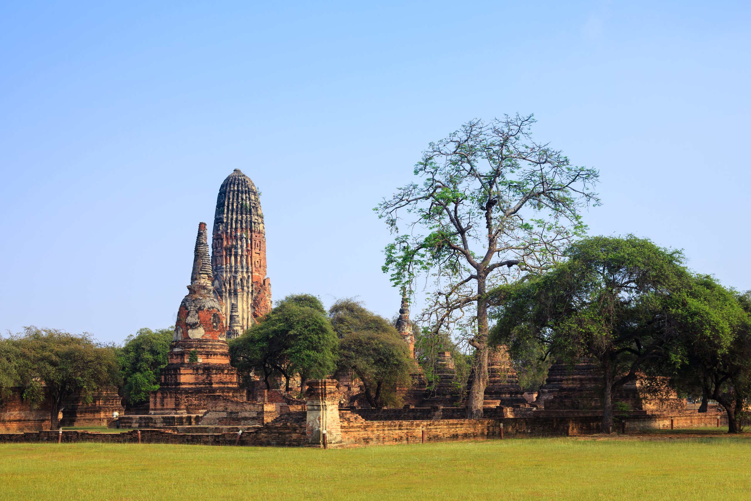 Thaiwander Travel Best Tour Agency in Bangkok, Thailand An Ancient Stupa At Wat Phra Ram Temple, Ayutthaya, Thailand