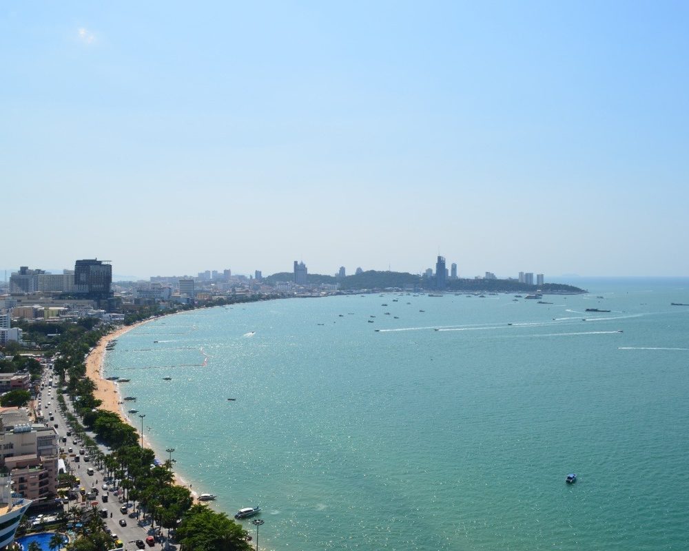 Thaiwander Travel Best Tour Agency in Bangkok, Thailand Pattaya,beach,view,from,a,room,of,hotel,on,high