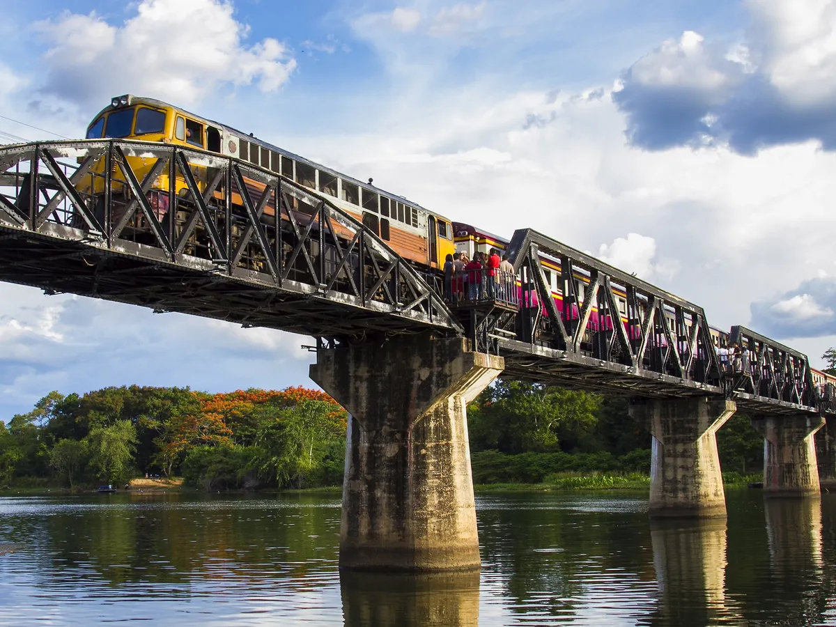 Thaiwander Travel Best Tour Agency in Bangkok, Thailand Wdgay สะพานแม่น้ำแคว รถไฟวิ่ง